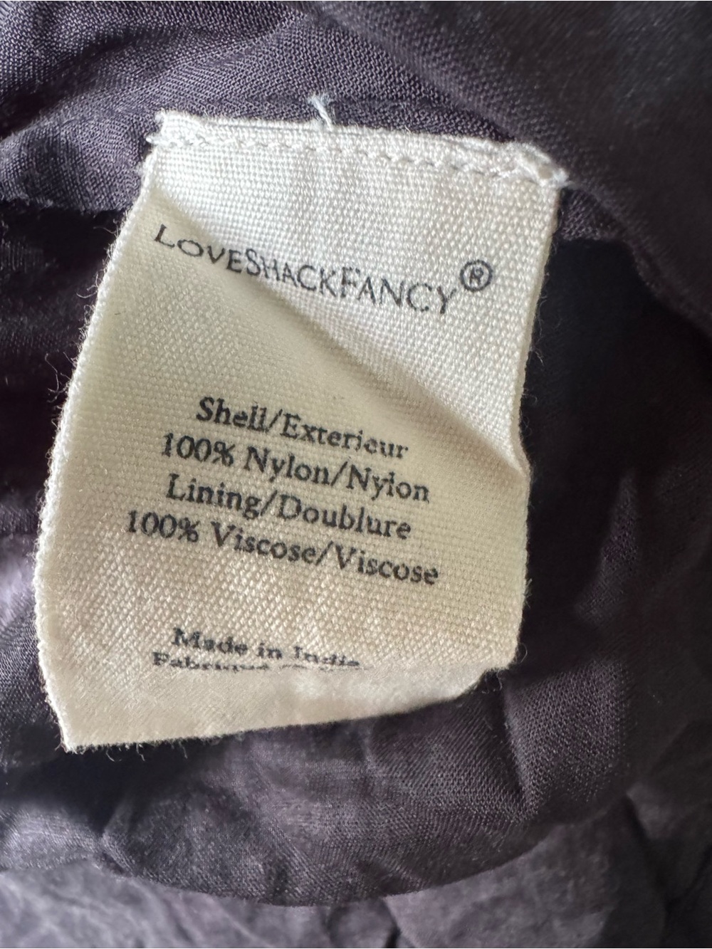 LoveShackFancy Federica
Tiered Mini Dress. Black. Sz large - Picture 8 of 10